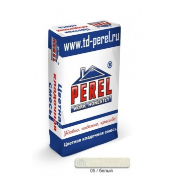 Цветная кладочная смесь Perel SL белая 25 кг Зима