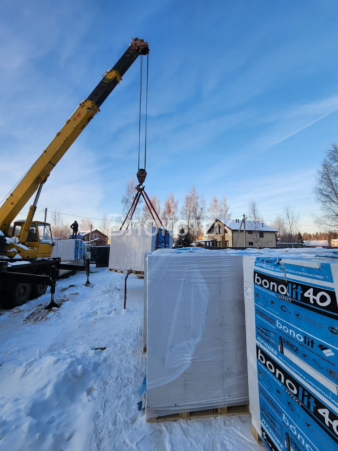 Газобетонные блоки Бонолит Дмитров D500 625х200х500 стеновые